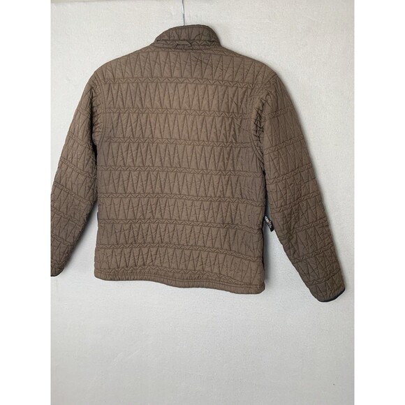 Kerrits Equestrian Brown Quilted Riding Jacket Womans Size Medium Stablemate Zip - Picture 2 of 10